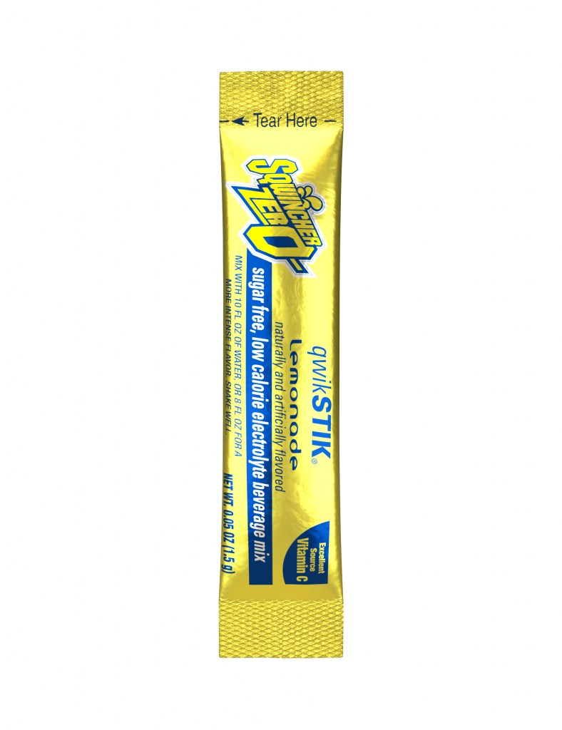 Sqwincher QwikStik® Zero Lemonade Flavored Powder Stiks - First Aid Safety
